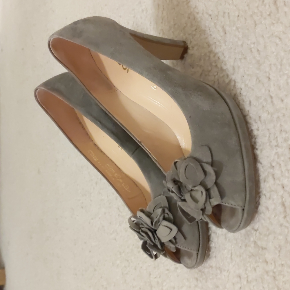 Gabor peep toe heels